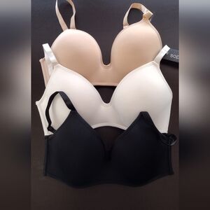 Sophie B. Bra Trio - Black, White, Tan